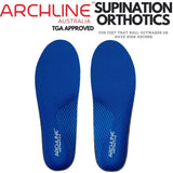 Archline Supination Orthotic Insoles - Full Length Plantar Fasciitis High Arch - Euro 44 V563-ARO300-44
