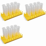 24Pcs 50Ml Large Floral Tubes with Rack Holder for Leaf, Stem and Flower Cutting V1369-AZ3-W-11532