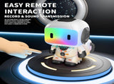 Remote Control Robot Toy Interactive Electronic Pet Touch Sensor Light Up Educational Gift, Blue V1369-AZ3-W-10452