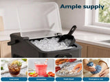 Devanti Ice Maker 11-12kg Portable Bullet Cube Machine Black IM-ZB-E-11WL02-BK