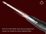 3.6V Mini Electric Screwdriver Cordless Electric Screwdriver Mini Drill Power Tool USB Rechargeable V1366-AZ2-W-16761