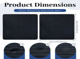 2Pcs Washer and Dryer Cover with Diatom Mud Material Noise and Vibration Reduction Meet Diverse V1366-AZ2-W-15017