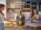 NORDA 1.3L Slushie Machine Frozen Drink Maker Slushy Ice Cream Maker No Ice Compressor Touchscreen TD-SLS-02C-1P6-GY