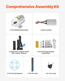 VEVOR 3000W Electric Brushless DC Motor Kit 72V 4900rpm with Speed Controller V952-ZLWSDJTJ3000TMJNSV9