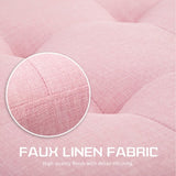 Storage Ottoman Stool 102cm Fabric PINK V274-FT-GQ003-PK