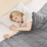 VEVOR Weighted Blanket, 11 kg, 2235 x 2640 mm King Size, Cooling Breathable Heavy Blanket with Glass V952-JZMTDLBT25LBE74QP001V0