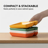 Sauce Separated, 2026 New Plastic Dumplings with Sauce Compartment, Upgrade Dumpling V1258-DP02-C-2506