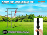 Freestanding Volleyball Training Net for Indoor or Outdoor Use, Adjustable Height Portable Net V952-PQXLW14YC00098F67V0