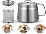 Deep fryer with basket Stainless steel deep fryer Kitchen accessories Oil pan Induction pan V1189-WXF-260203-00621