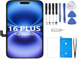 iPhone 16 Plus Screen Replacement, 6.7 Inch Incell LCD Display Touch Screen Digitizer, Comes with V1293-0143877452708