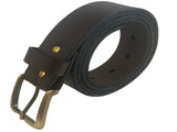 Genuine Full Grain Leather Belt Mens Jeans MADE IN AUSTRALIA Premium Quality V563-BR-MBELT-BRWN40-48