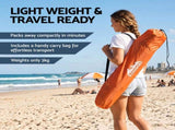 Weisshorn Beach Tent 3-4 Person Pop Up Sun Shade UPF 50 Automatic Outdoor Orange TENT-C-BEA-4-OR