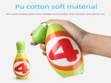Large Bowling Set 10 Pins 2 Balls Indoor Outdoor Family Party Game Soft Bowling Toy Set Extra Large V888-ELOSUNG54844
