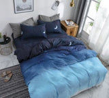 Night Blue Queen Size Duvet Quilt Cover Set V493-MQ-392