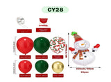 Christmas Balloon Combo 123PCS Arch Tree Sets V1132-SDLW9-CY028-032