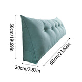 Triangular Headboard Pillow Twin XL for College Dorm Bed, Large Wedge Bed Rest Pillow with Backrest V1366-AZ2-W-16582