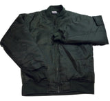 Plus Size Quilted Jacket Zip Up Classic Padded Flight Flying Winter Big & Tall - Green V563-BR-BJACK-BTLGRN-7XL