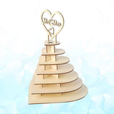 Golden Food Display Stand for Party and Wedding Ideal for Chocolates and Confectionery with Sturdy V1192-AZ-W-34253