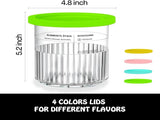 Creami pint ice cream containers and lids for Ninja, 4-piece set of cream ice cream V1188-MS-311-002