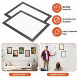 10PCS A5 Magnetic Art Frames, Self Adhesive Magnetic Picture Frame Painting Frames Display Frame V1369-AZ3-W-12954