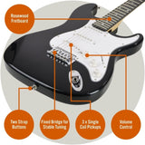 3rd Avenue Electric Guitar Pack - Black V398-NM-XF203ABKPK