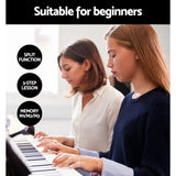 Alpha 61 Keys Electronic Piano Keyboard Digital Electric w/ Stand Touch Sensitive EK-JK-62-BK-H