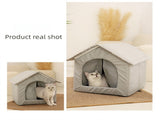 Large Size Elevated Indoor/Outdoor Pet Shelter Waterproof, Insulated for All-Season Warmth V888-ELOSUNG39057