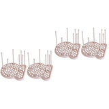 Pink Household Drying Rack, Vertical Drain Design for Plates Bowls and Cutlery 4Pcs V1369-AZ3-W-17440