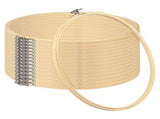 15PCS Bamboo Embroidery Hoops Set, 12 Inch Embroidery Hoop Adjustable in Bulk for Needlework, Sewing V1369-AZ3-W-12739