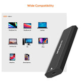 mbeat Elite USB-C to M.2 SSD Enclosure - Matte Black V186-MB-XCS-CM2
