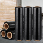 500mm x 400m Stretch Film Pallet Shrink Wrap 6 Rolls Package Use Plastic Black SF-50X400-2-BKX3