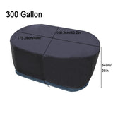 210D Oxford Fabric Stock Tank Cover Oval Ice Bath Cover Gallon Basin Waterproof Drawstring Pool V1189-LWWAL-20260327-04573