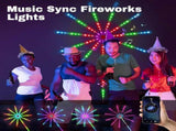 Wifi Bluetooth Smart Fireworks LED Light, Smart Fireworks LED Lights with Bluetooth WiFi and Remote V1366-AZ2-W-11475