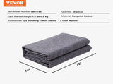 Moving Blankets, 72" x 54", 21 lbs/dz Weight, 24 Packs, Professional Recycled Cotton Packing V952-DCBYT72X54INIXGUYV0