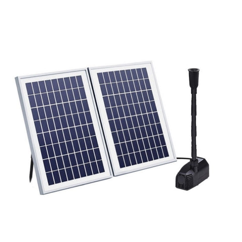 Gardeon Solar Pond Pump Submersible Water Fountain Kit with 2 Panels 1600L/H FOUNT-POND-B-270-1600