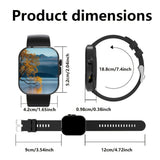 Unisex Smart Watch Australia Advanced Smart Watch Fitness Tracker Watch Call - Black - Size 01 V1106-937-89921-BLK-01