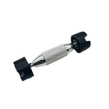 Luthier Tool Metal Brace Repair Jack Sound Beam Support 8.5CM-10.5CM Silver 2Pcs Luthier V1192-AZ-W-0601