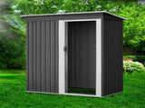 Giantz Garden Shed 1.62x0.86M Sheds Outdoor Storage Tool Workshop House Shelter Sliding Door SHED-FLAT-3X5-AB