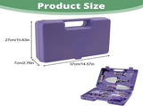 10 Pcs Garden Tool Set with Floral Print Ergonomic Handles, Includes Spray Bottle and Storage Case, V1237-ZY-917-177