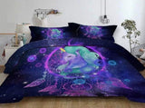 Unicorno Dreamcatcher Galaxy Glow Quilt / Doona / Duvet Cover set V745-AQ042593S2