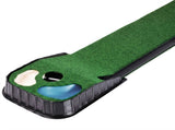 Centra Golf Putting Mat Training Aid Auto Ball Return 270cm Indoor,Green GO1007-AU