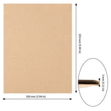 50 Pack Corrugated Cardboard Sheets 4x6 inch Flat Cardboard Pads for Packaging, Mailing, Shipping, V1369-AZ3-W-16409