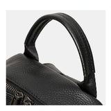 Lychee-grain leather backpack wear-resistant, large capacity, casual travel & commute, multiple V1232-SJB-ZP-002