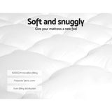 Giselle Bedding Mattress Topper Pillowtop - Single TOPPER-MF-S