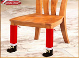 Christmas elements Chair Leg Covers 12-Pack - Festive Polyester Santa Boots for Dining Room V888-ELOSUNG56639
