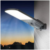 Metal Grey Solar Street Light with 5000 Lumens, Metal Construction, Motion Activated, Solar V178-68993