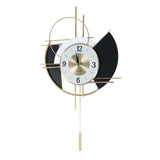 Nordic Swing Wall Clock Big Silent Non Ticking Decorative Wall Clock for Living Room Bedroom Home V1294-YM0901-3115240035711