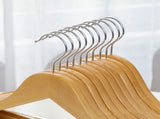 Wooden Coat Hanger Non Slip Clothes Hanging Rack 360 Degree Rotation Suit Hangers for Home 44.5cm V1294-YM0716-3117220156811
