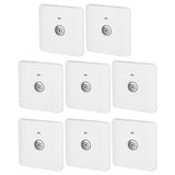 8pcs Concealed Sound Control Switch Light Control Panel for Home Office 250V 10A V1294-YM0715-3114210150511