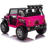 24V Jeep Off Road Inspired Ride On Car Kids Fairyland Adventure Pink V580-87654324681